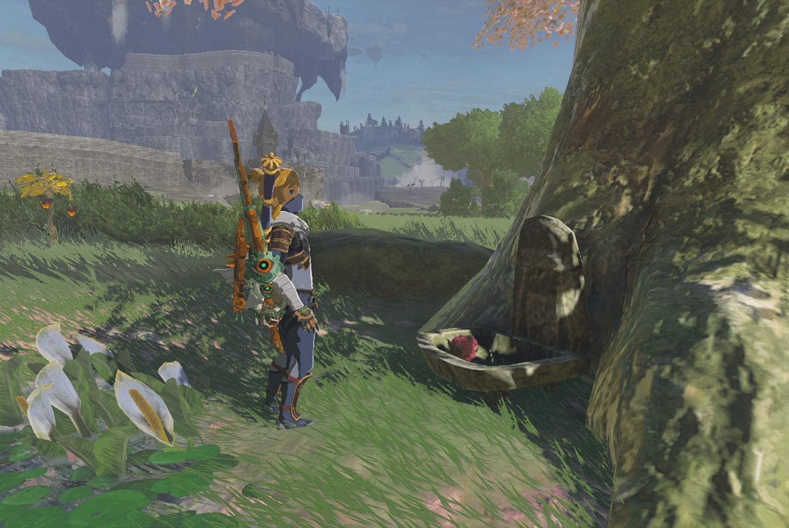 Cherry blossom trees in Zelda: Tears of the Kingdom hide a useful secret